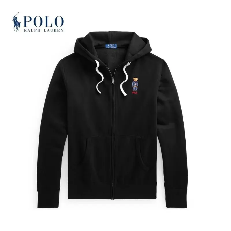 Bear Fleece Pullover Hoodie — Photo 6