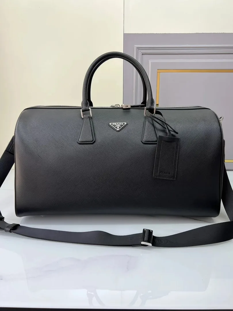 Prada Saffiano Leather Travel Bag