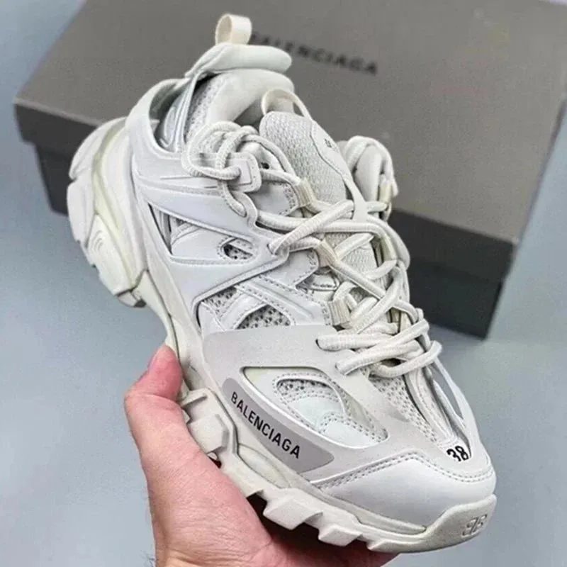 Balenciaga Track Grey Retro Dad Shoes — Photo 8