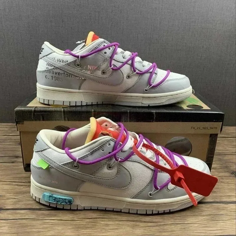 Nike Dunk Low Off-White Running Shoes — Photo 10