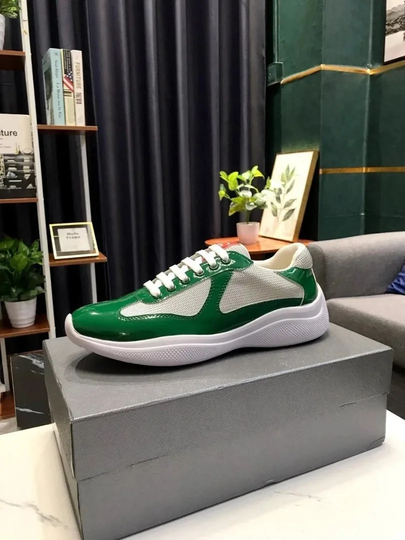 Prada America's Cup Blue Low-Top Flats — Photo 13