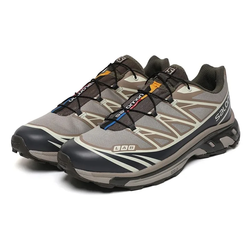 Salomon XT-6 Grey Lightweight Hiking Shoes — Photo 2