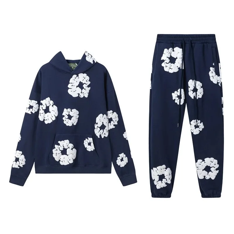 Fleece Foam Print Hoodie Set — Photo 2