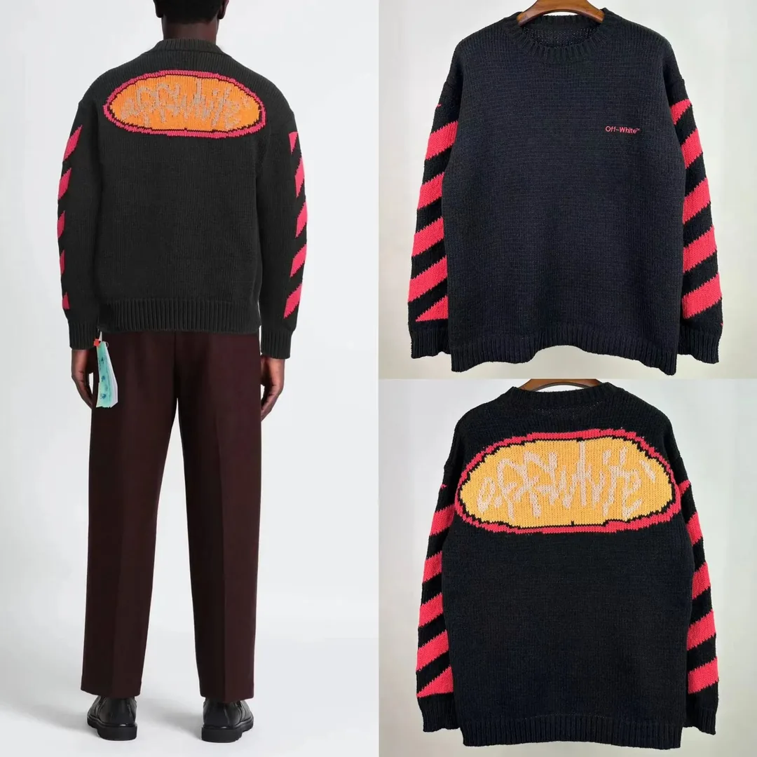 Letter Logo Crewneck Pullover Sweater — Zdjęcie 12
