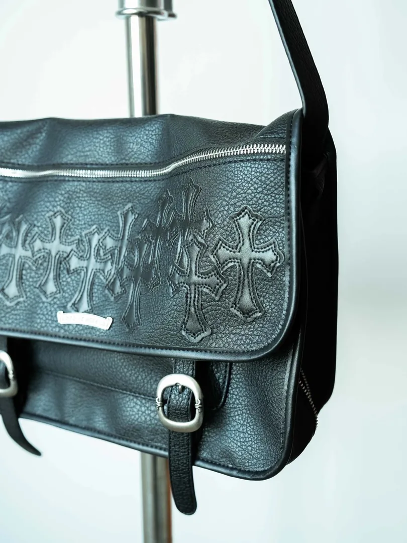 Chrome Hearts Cemetery Cross Crossbody Bag — QC