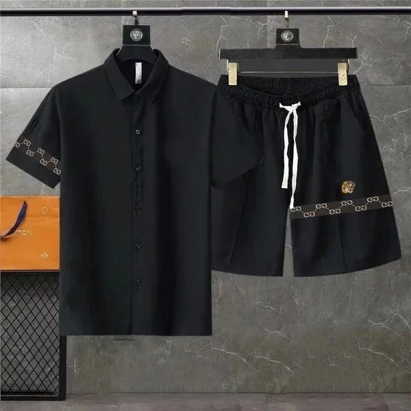 Prada Triangle Logo Shirt Shorts Set — QC