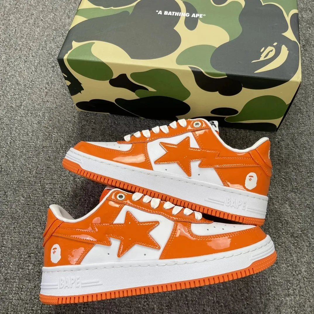 Bape Sta Grey Camo Star Low-Top Sneakers — QC