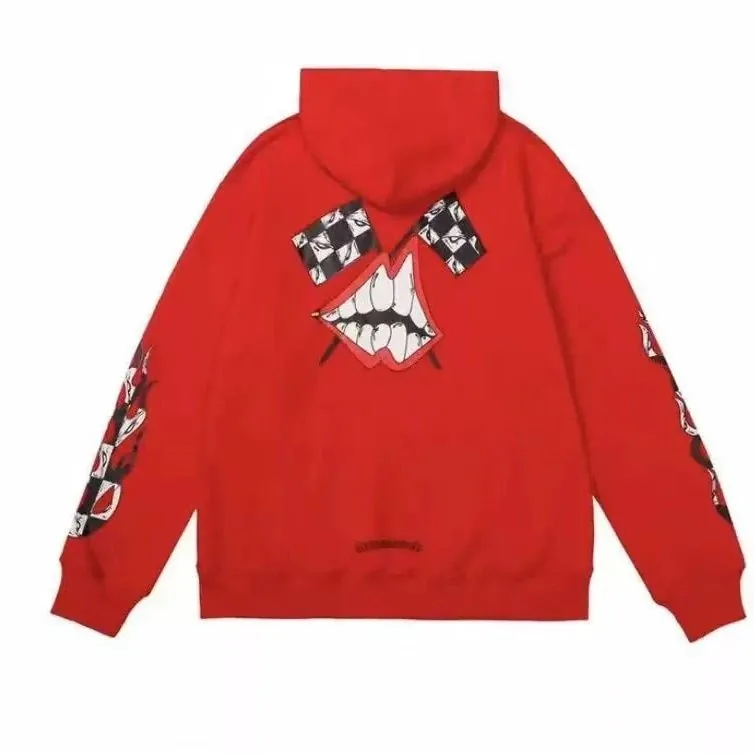 Graffiti Flame Cross Hoodie — Photo 15