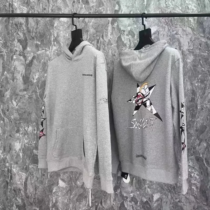 Graffiti Flame Cross Hoodie — Photo 11