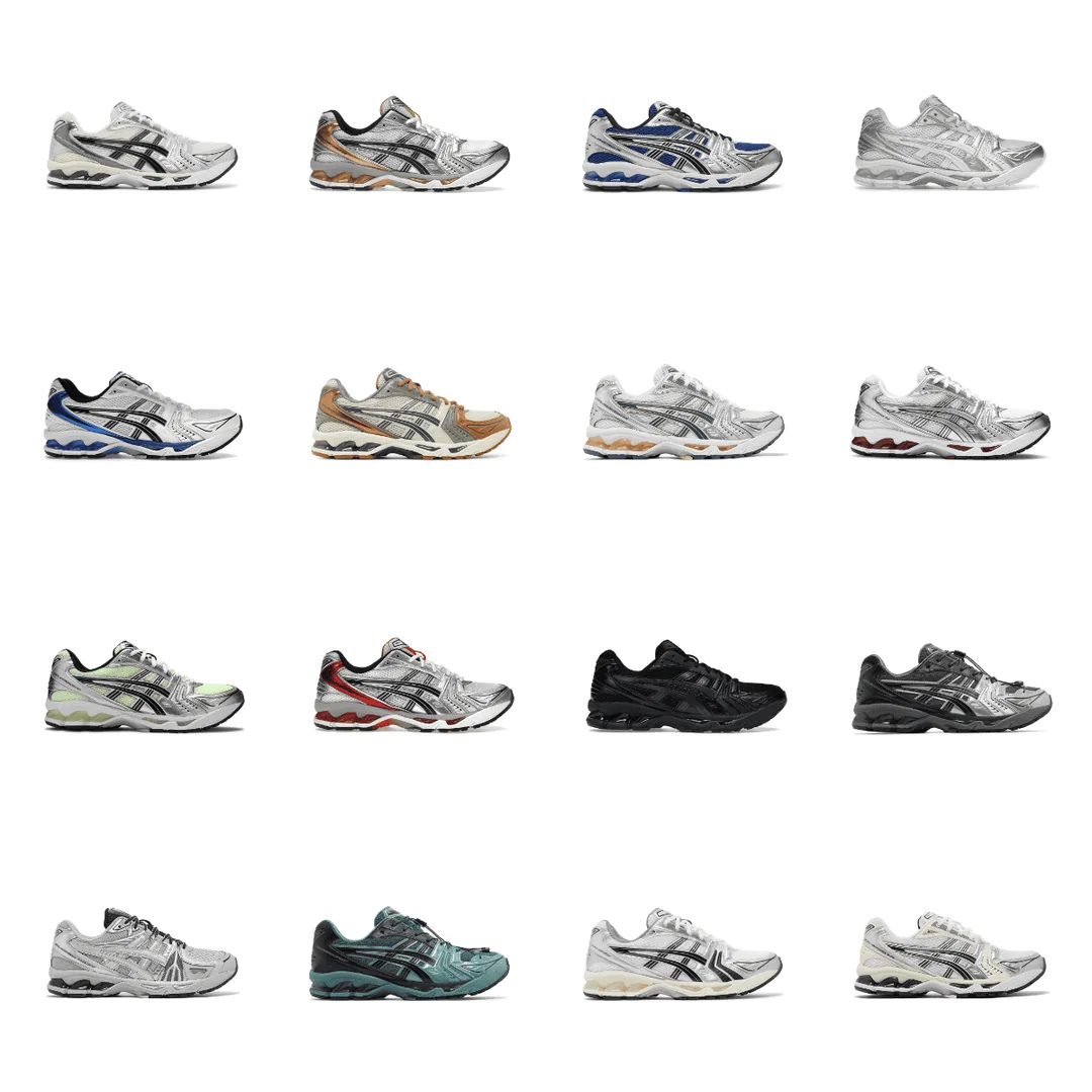 Asics Gel-Kayano 14 White Low-Tops