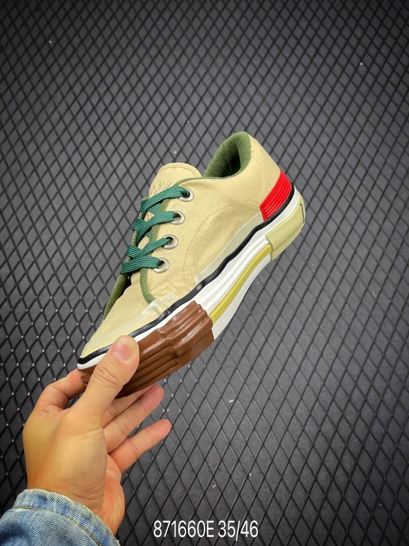 Lanvin Blue Suede Canvas Shoes — Photo 9