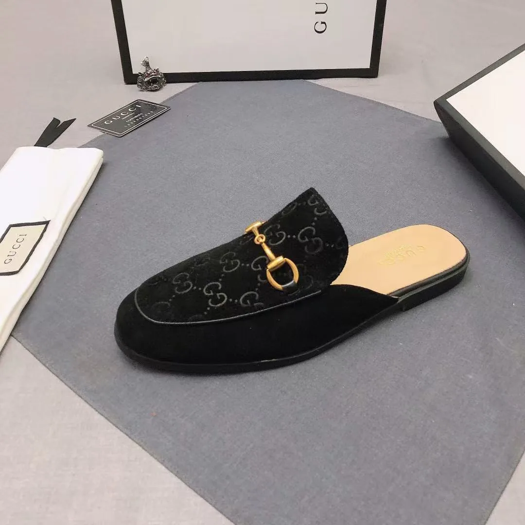 Gucci Princetown Black Flats — QC