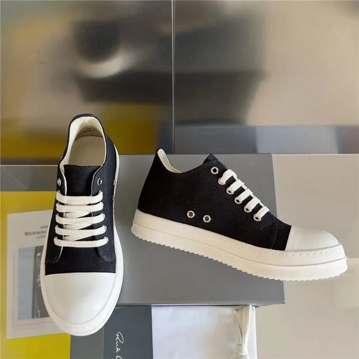 Rick Owens DRKSHDW Grey White Sneakers — photo 12