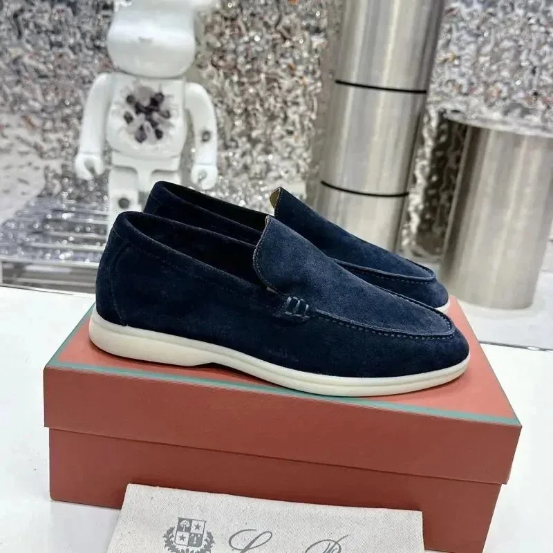 Loro Piana White Lace-Up Sneakers — QC