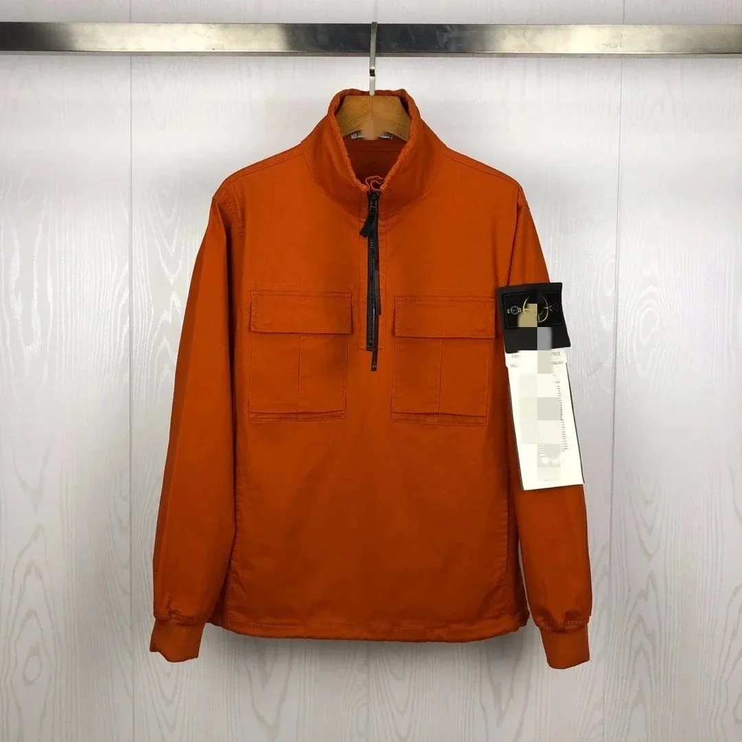 Nylon Half-Zip Pullover Jacket — photo 4
