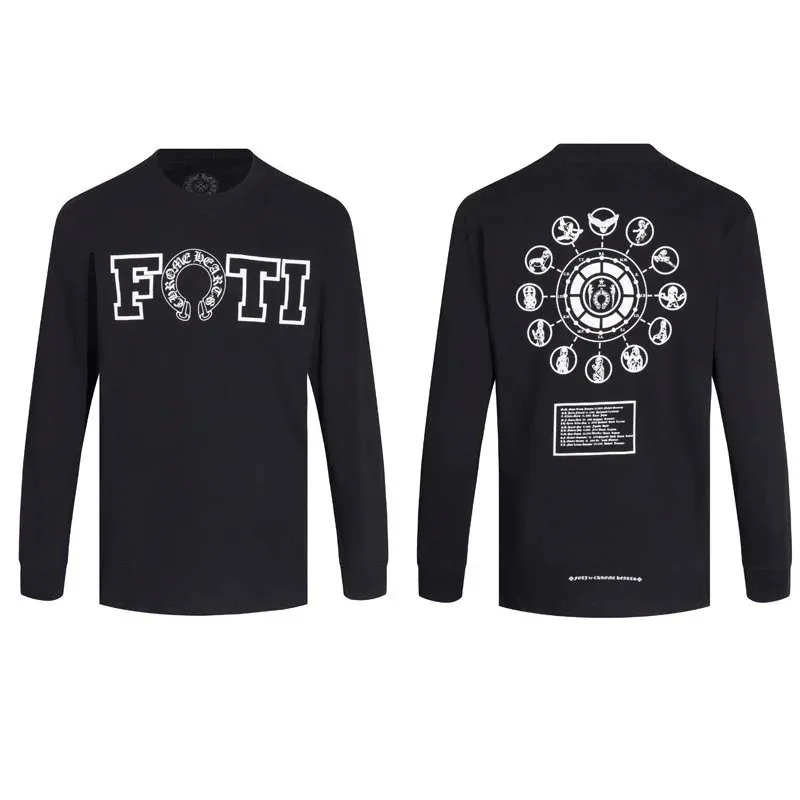 Cotton Print Long-Sleeve Tee — Photo 13