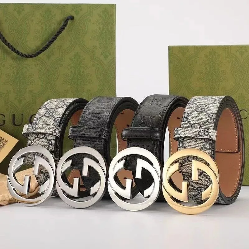 Gucci GG Supreme Double G Buckle Belt — Photo 14