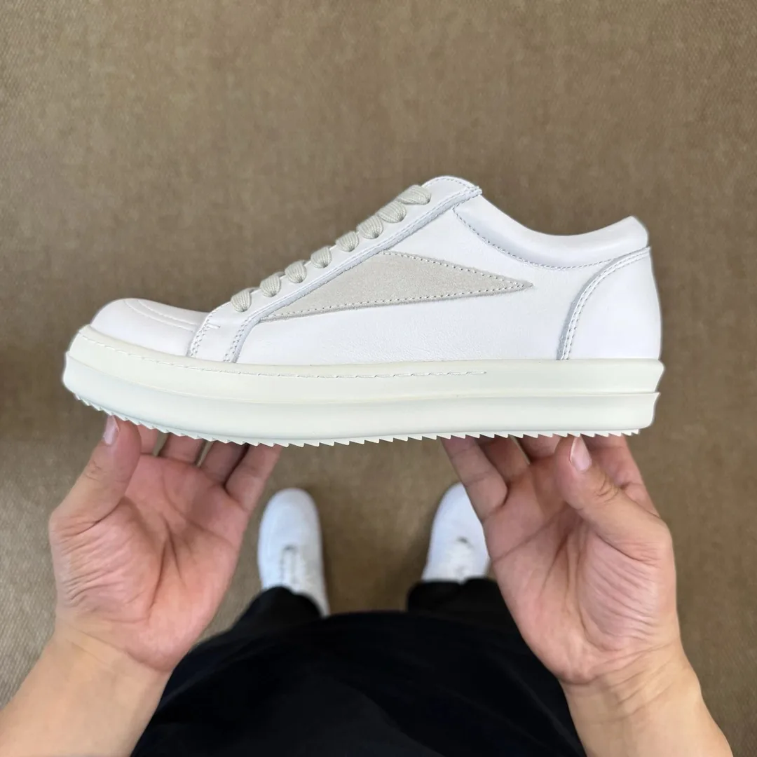 Rick Owens DRKSHDW Low White Sneakers — Photo 2