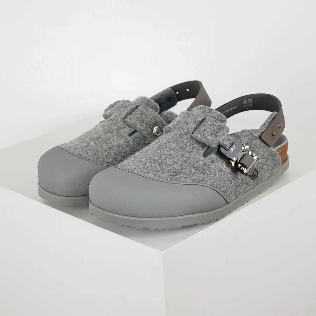 Birkenstock Tokio Wool And Suede Sneakers — photo 12