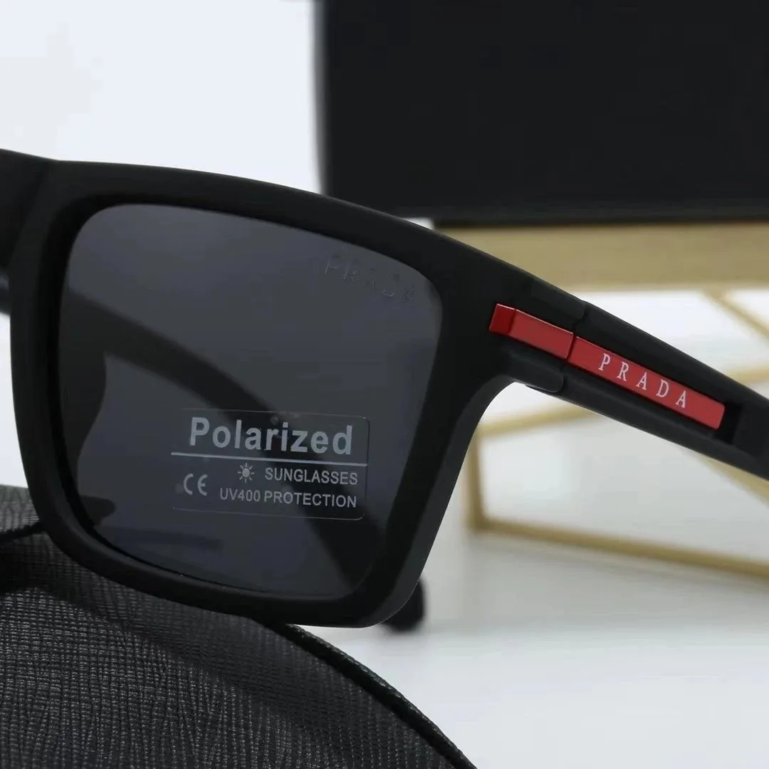 Prada Linea Rossa Rectangular Sunglasses — QC