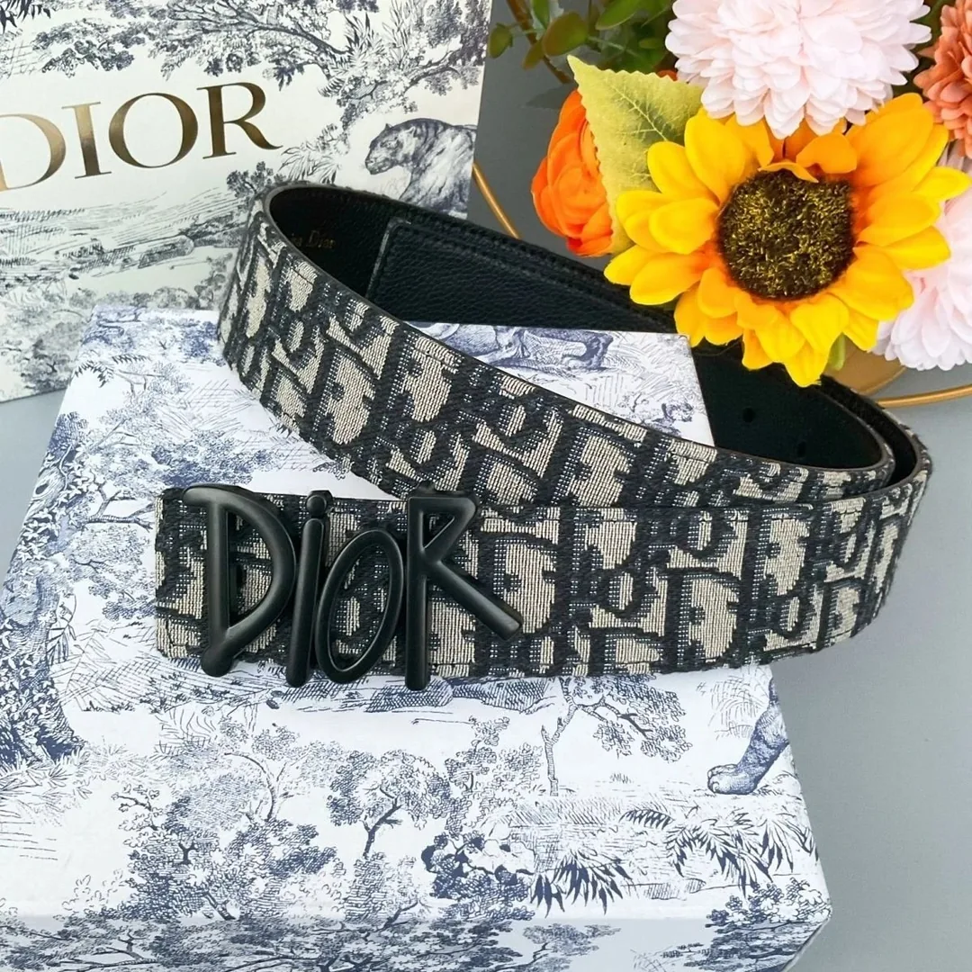 Dior Leather Letter Belt — QC
