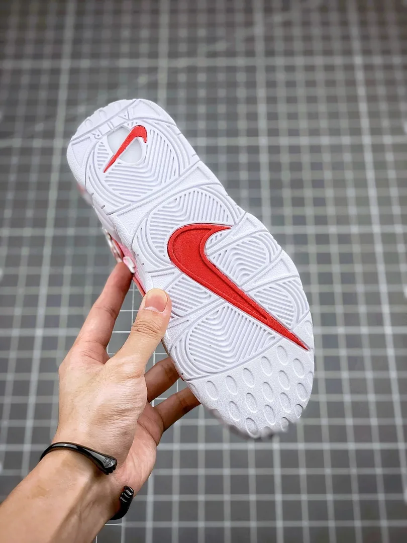 Nike Air More Uptempo Sakura Pink Sneakers — Photo 7