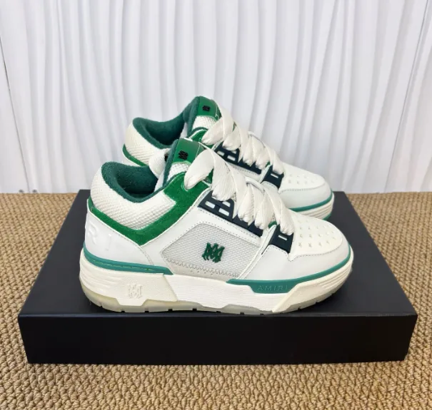 Amiri MA-1 White Grey Puffy Sneakers — QC