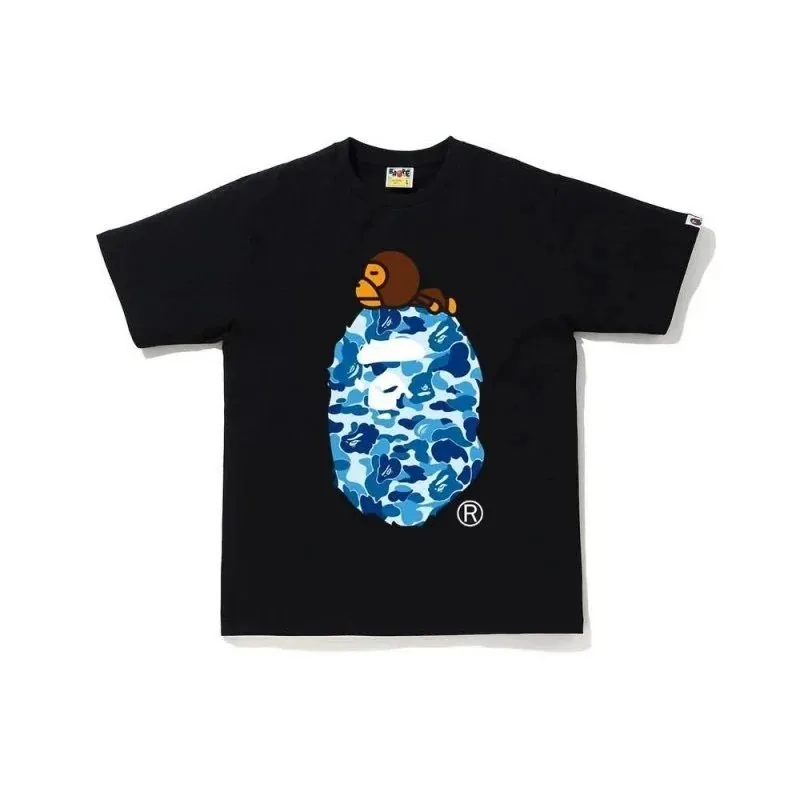 BAPE Blue Camo Ape Head T-Shirt