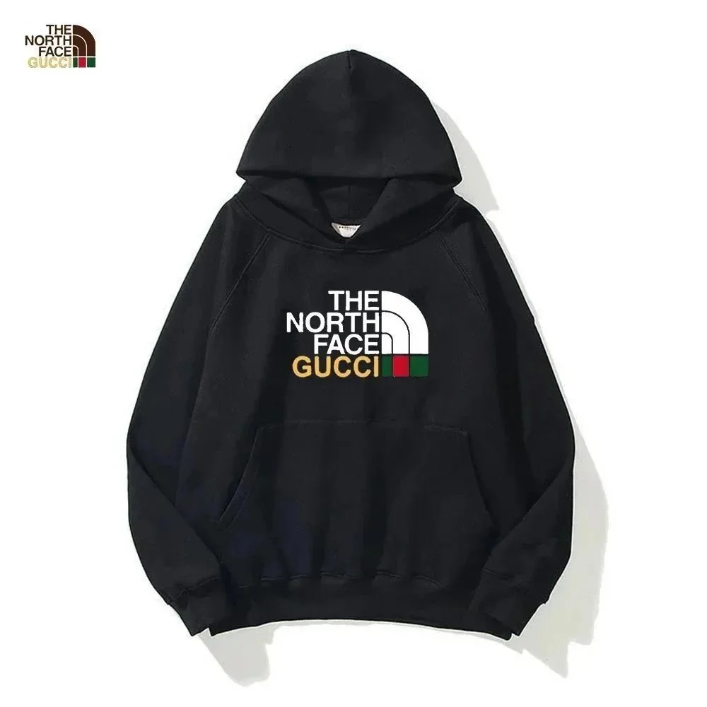 Gucci The North Face Logo Black Hoodie — Photo 11