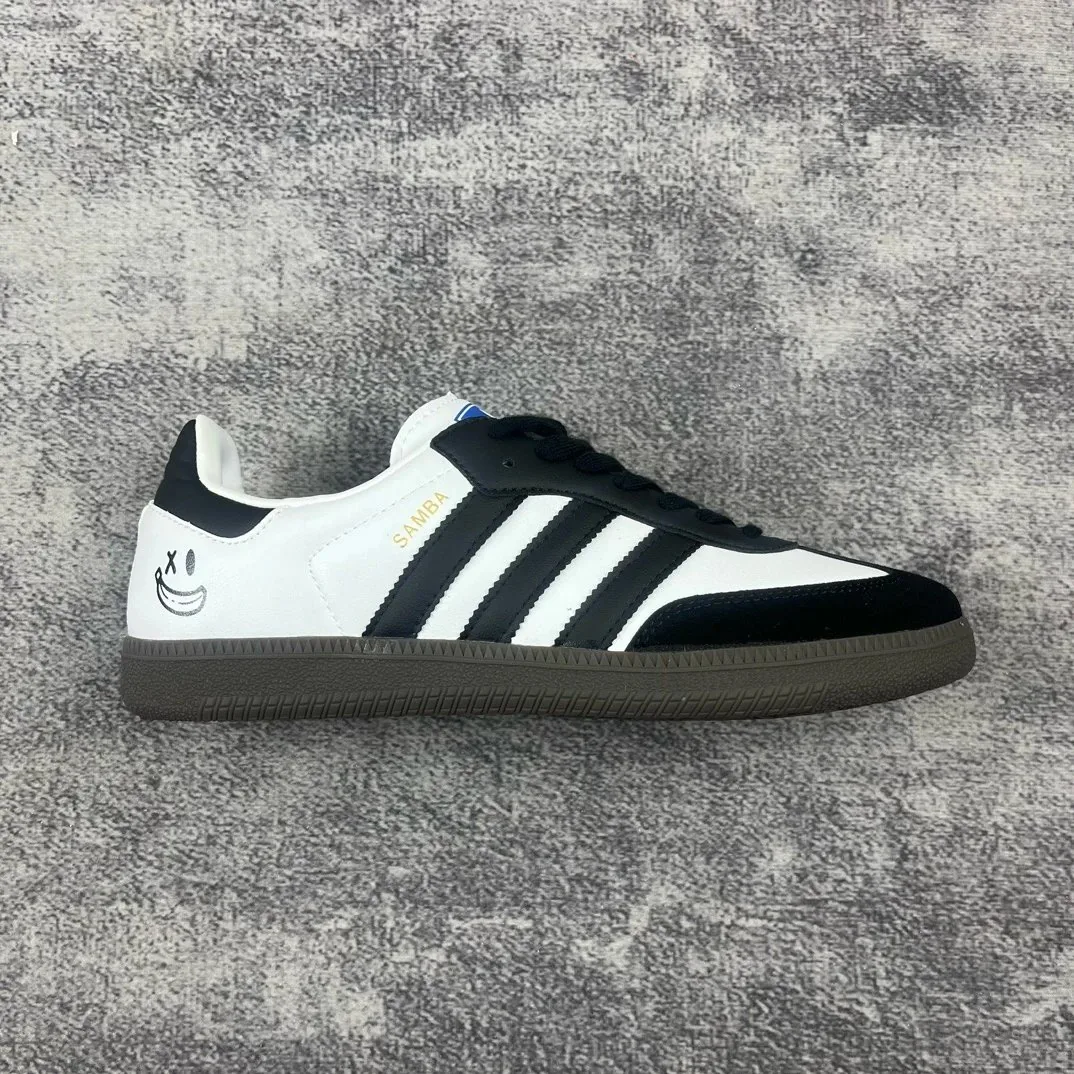 Adidas Samba Retro Lace-Up Sneakers