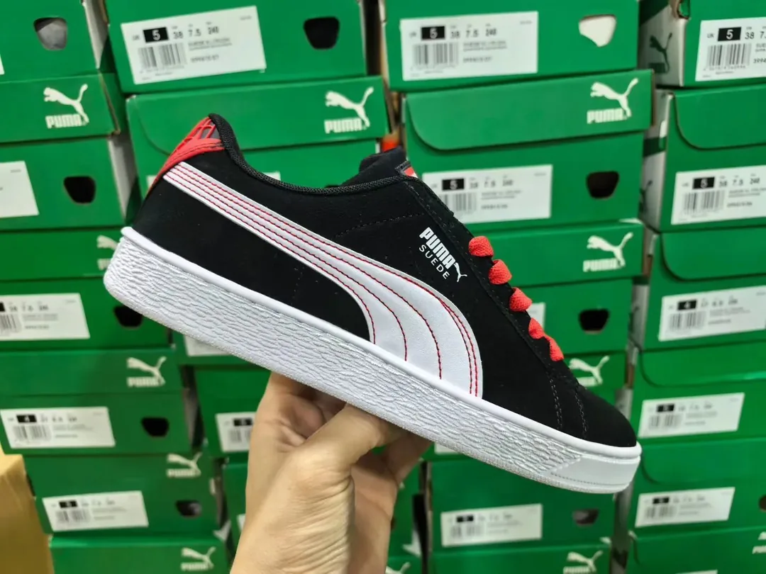 Puma Suede Classic Closed-Toe Leather Shoes — Photo 8