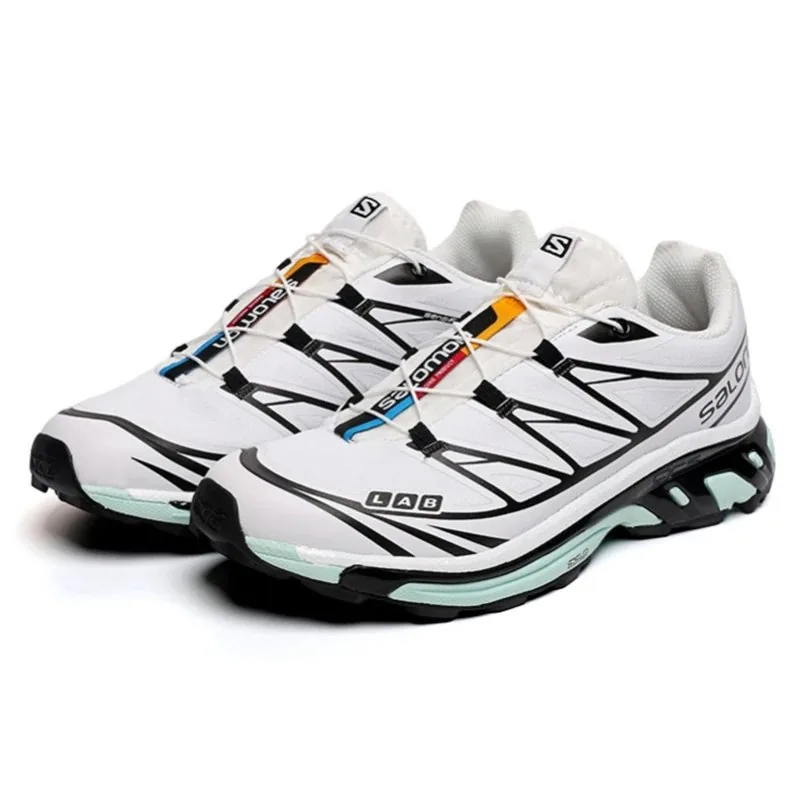 Salomon XT-6 Grey Lightweight Hiking Shoes — Photo 6