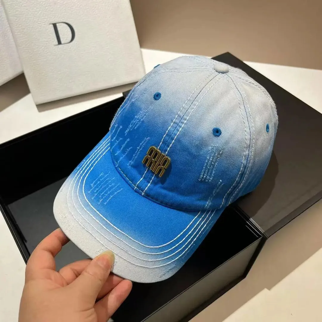 Distressed Denim Cap — QC