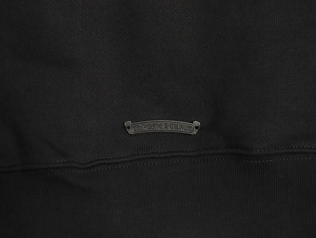 Embroidered Double-Yarn Hoodie — Photo 7