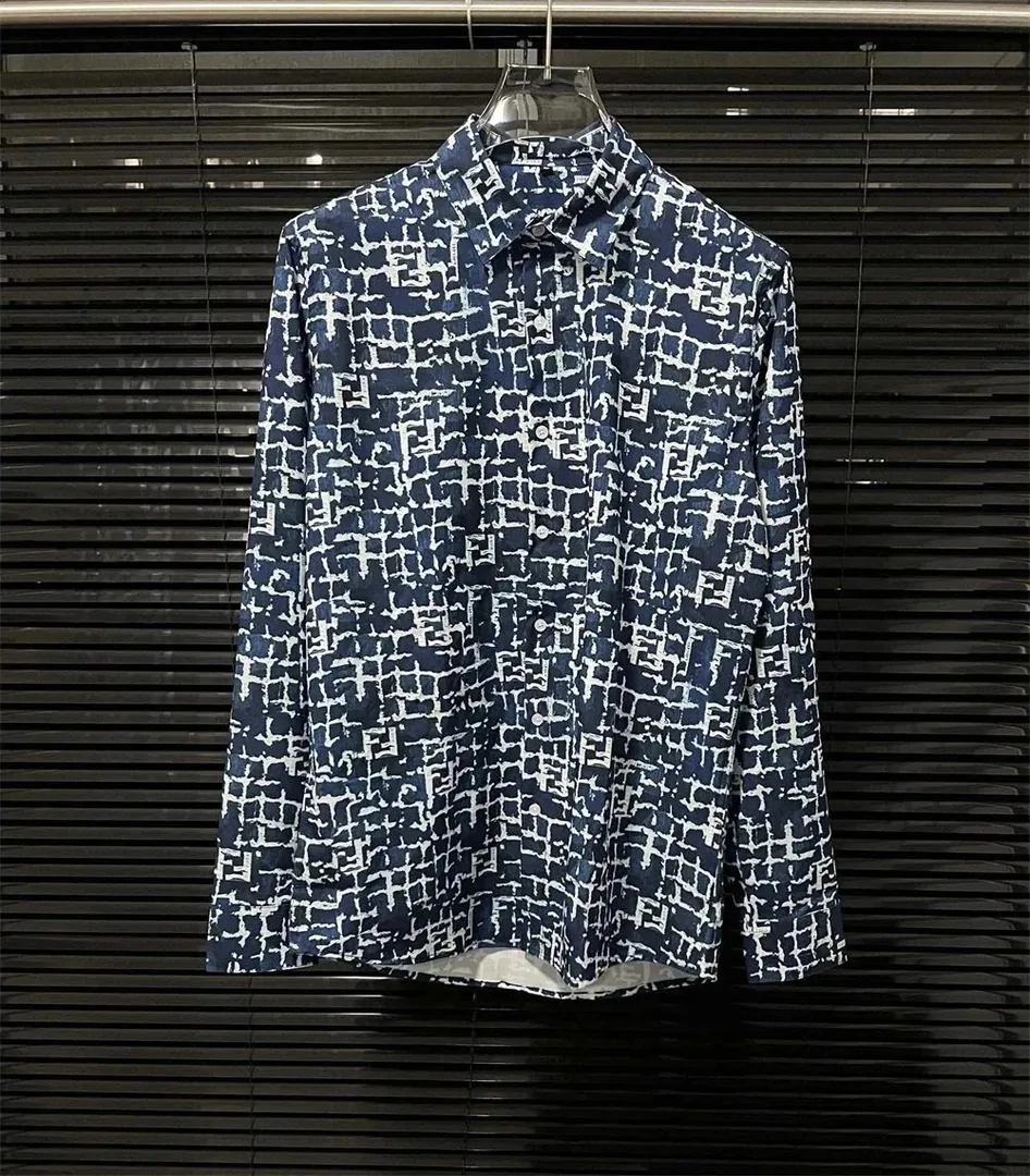Fendi FF Monogram Short Sleeve Shirt — Photo 12