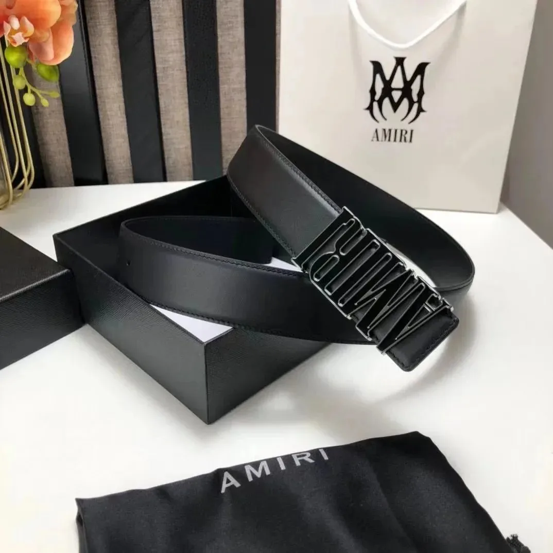 Amiri Leather Belt — QC