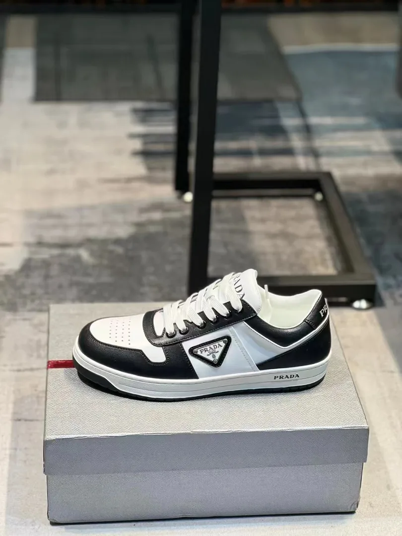 Prada Downtown White Low Sneakers — Photo 15