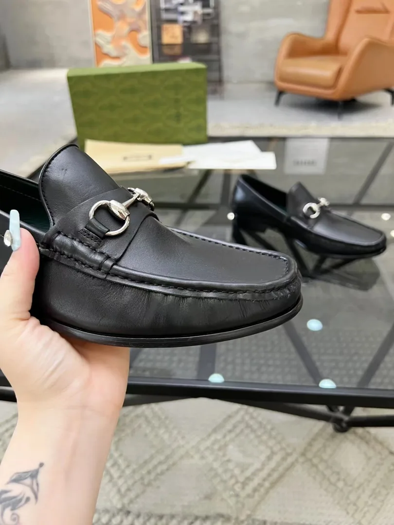 Gucci Horsebit Loafer White Driving Loafers — Photo 6