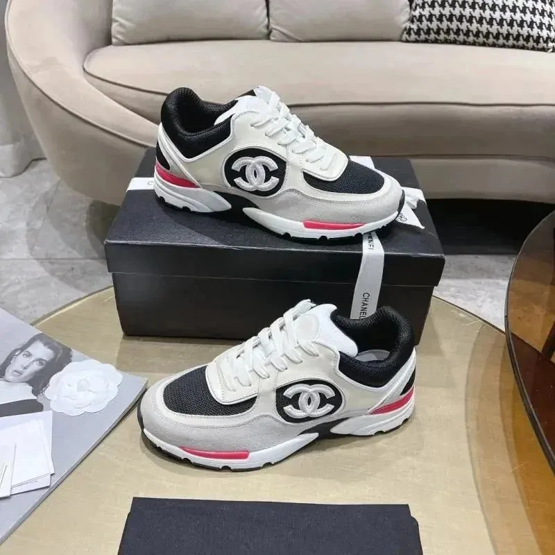 Chanel White Grey Sneakers — photo 7