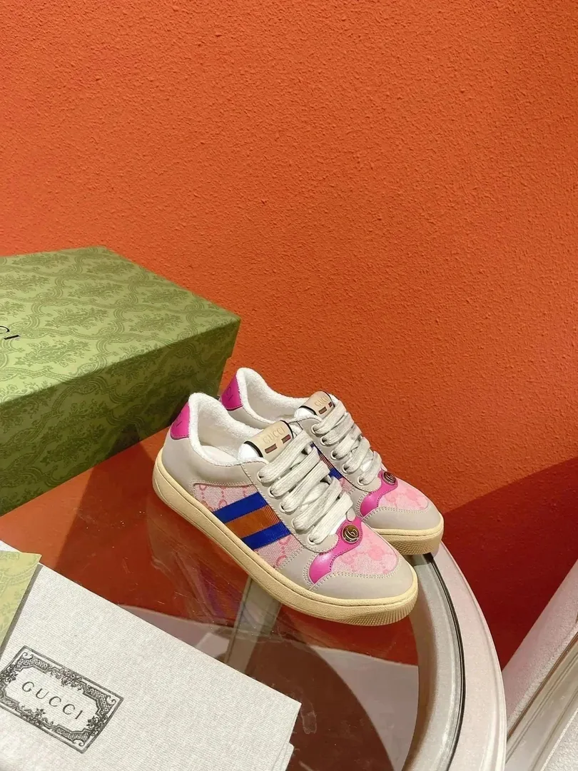 Gucci Screener Brown Skate Shoes — QC