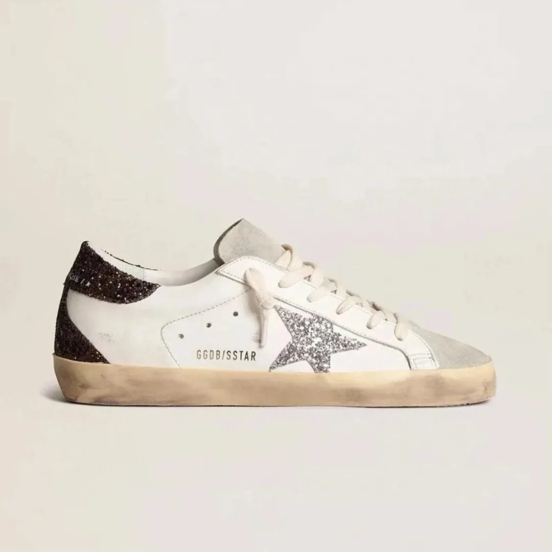 Golden Goose Super-Star Custom Lace-Up Skate Shoes — QC