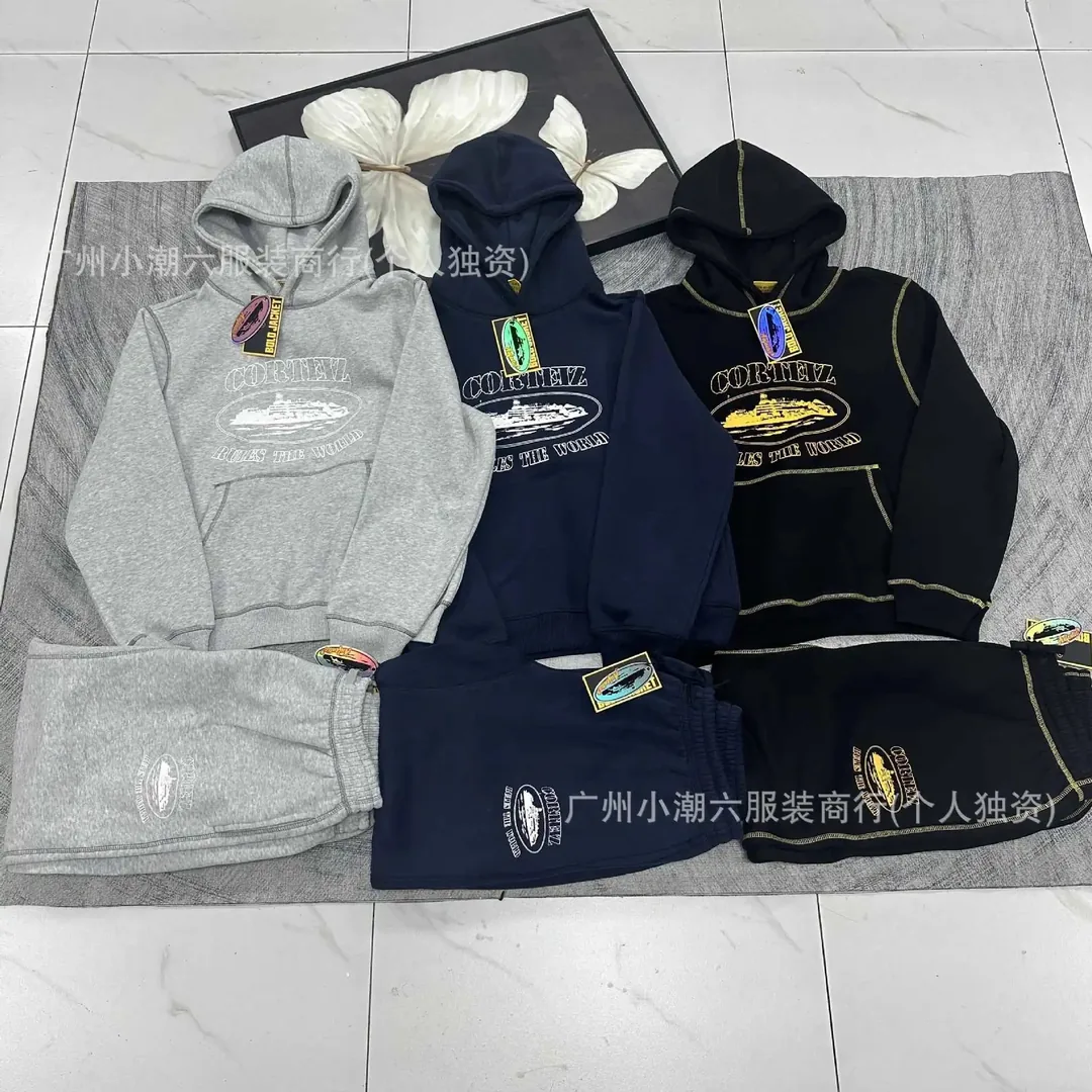 Corteiz Print Hoodie Sweatpants Set — QC