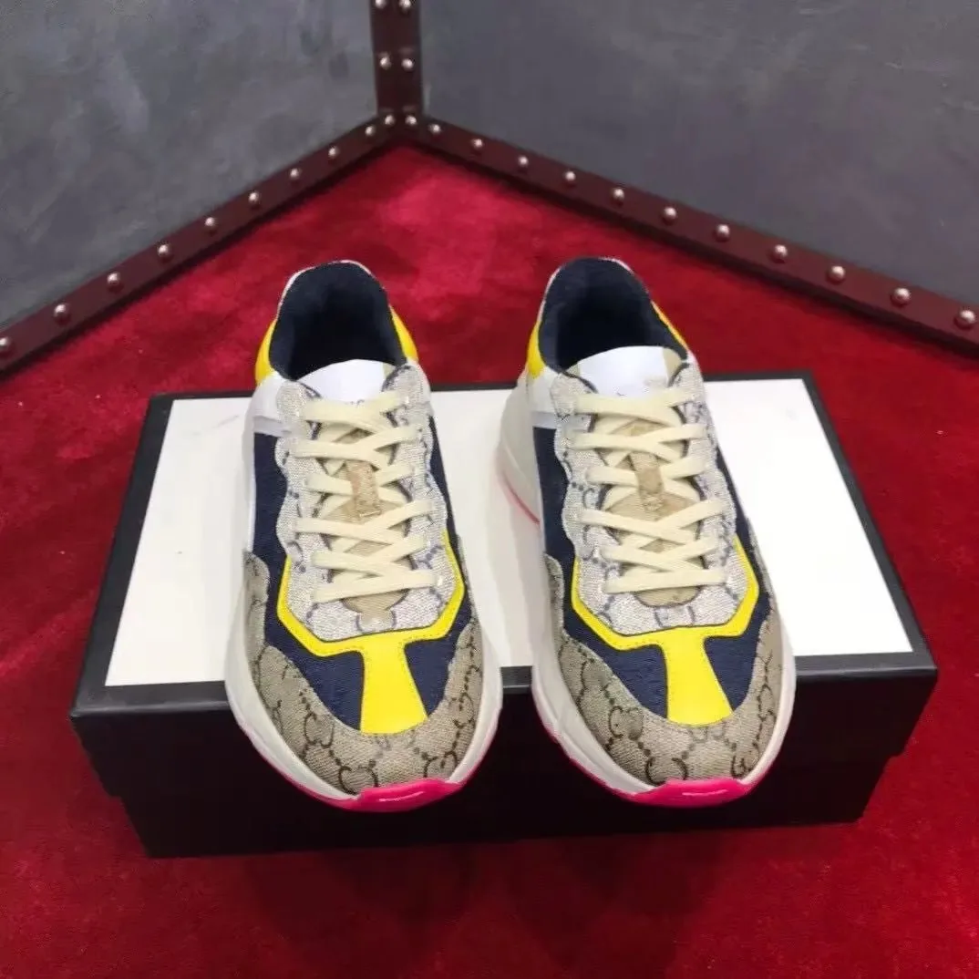Gucci Run Beige Platform Dad Shoes — Photo 13