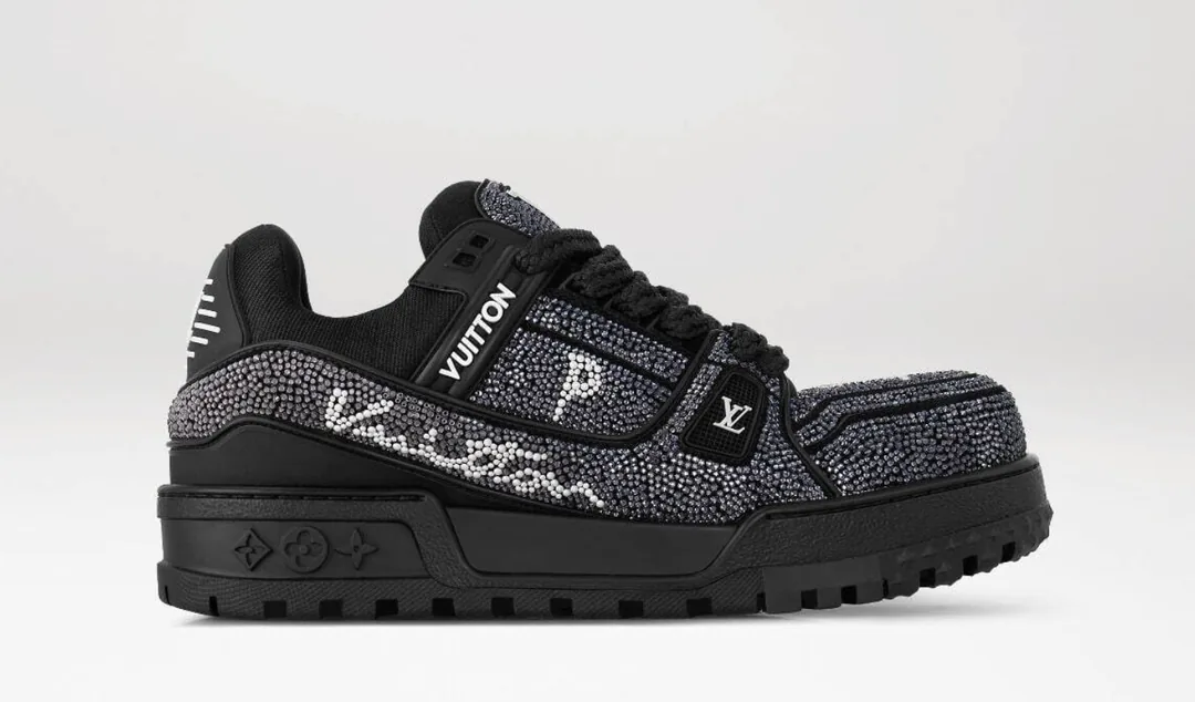 Louis Vuitton LV Trainer Maxi Black Custom Sneakers — Photo 10