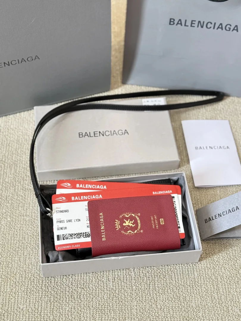 Balenciaga Leather Passport Holder — Photo 2