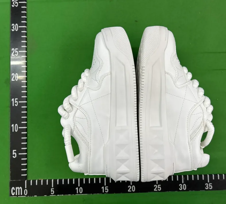 Valentino Black White Stud Sneakers — Photo 15
