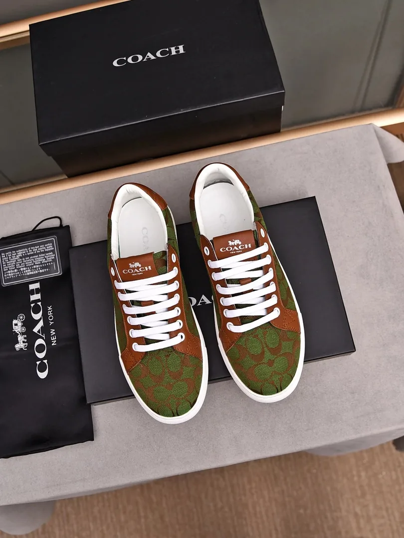 Coach Low-Top Lace-Up Sneakers — Photo 2