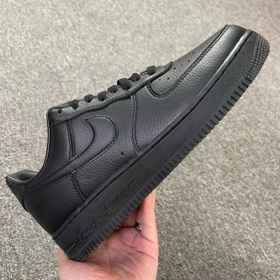 Nike Air Force 1 White Lace-Up Sneakers — Photo 13
