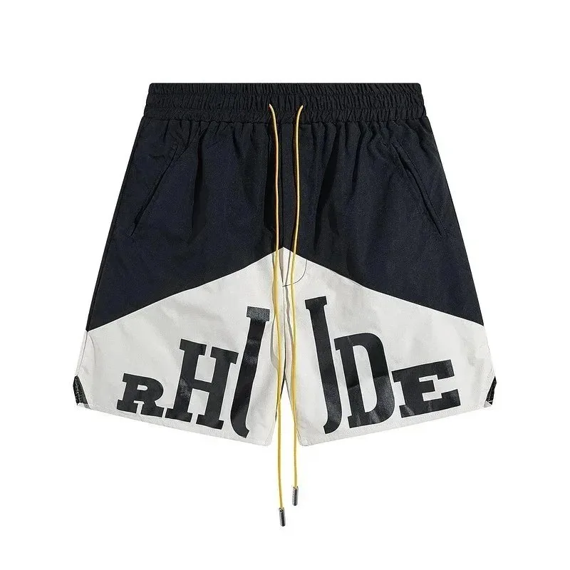 Colorblock Letter Mesh Shorts — QC