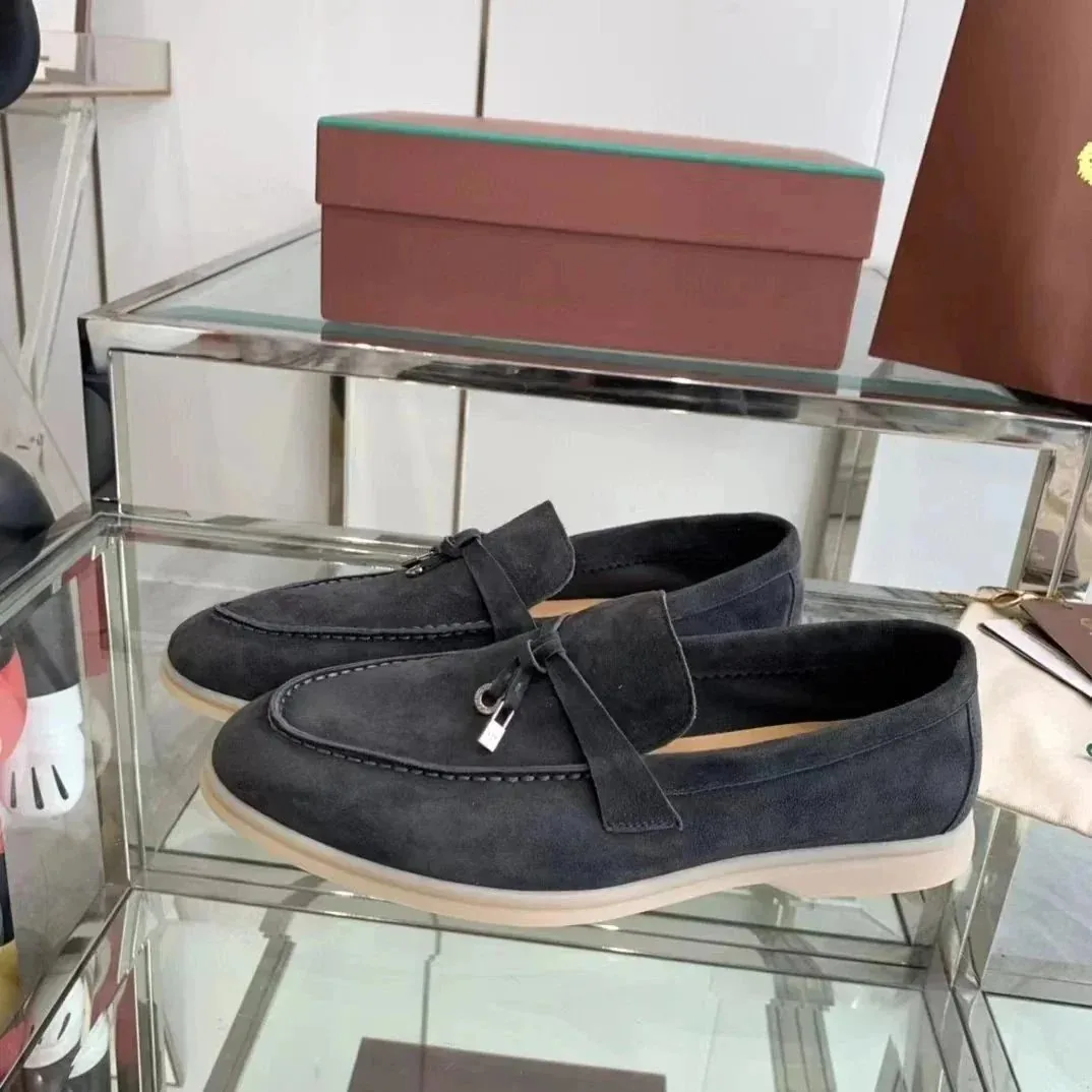 Loro Piana Summer Walk Dior B34 Beige Loafers — QC